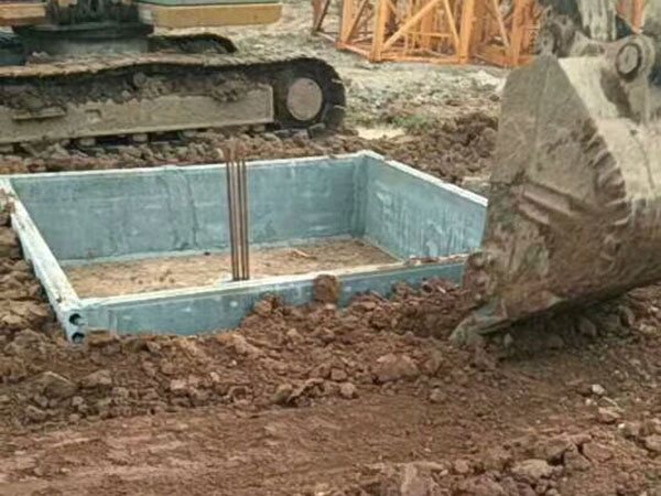 裝配式住房承臺，墻板做承臺