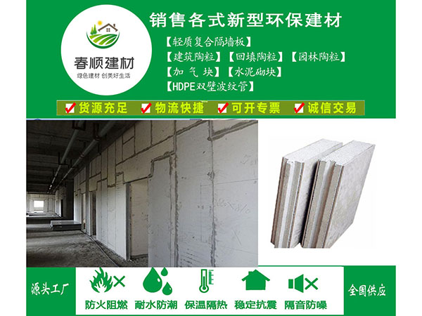 GRC板，ALC板與輕質(zhì)復(fù)合隔墻板批發(fā)